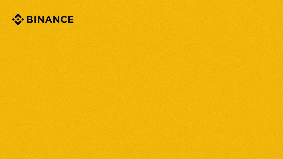 The image features a yellow square with the word "Binance" written across the top, indicating that this is an advertisement for Bitcoin. The background of the image is gray, which contrasts with the yellow square and makes the text stand out more prominently.
