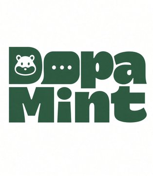 A green logo reading "Dopa Mint" features a stylized panda bear icon incorporated into the letter D.