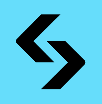 A black double-chevron logo on a light blue background represents Bitget, the cryptocurrency exchange announcing its plans to enter the U.S. market by pursuing necessary licenses and establishing a domestic entity, regardless of the CLARITY Act's status.