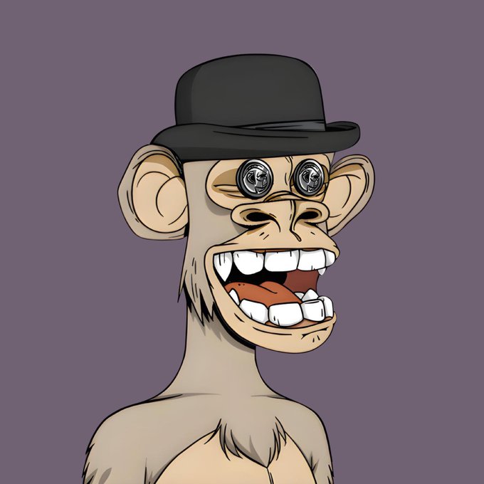 The image features a cartoon monkey wearing a top hat, with its mouth open wide as if it's laughing or making a funny face. The background of the image is purple, which complements the overall color scheme of the cartoon character. The caption below the image reads "动画片陪你长大, 无聊猿提醒你别长大。 Cartoons help you grow up". This message is related to the post because it encourages viewers to appreciate and enjoy cartoons as a form of entertainment.