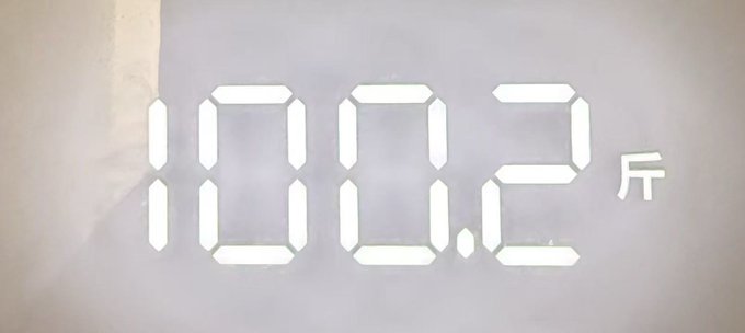 A digital scale displays a weight of 100.2 斤 (approximately 110 lbs), reflecting the user's struggle with dieting and weight gain as they recover from severe anemia and vitamin D deficiency.
