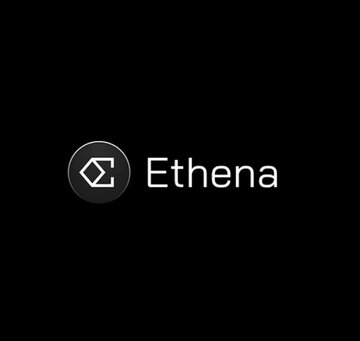 The image features a logo for a cryptocurrency called "Ethena". The logo consists of a circle with an "C" inside, surrounded by a line of white text that reads "Ethena". The background of the image is black, which contrasts with the white elements in the logo and makes it stand out. The post also mentions the launch of the Steakhouse High Yield Vault, which is associated with Coinbase, a cryptocurrency exchange platform. This suggests that the image might be related to a promotional campaign or news article about the new feature on Coinbase's platform.