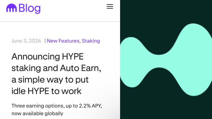 A screenshot of a website's homepage, with an image of three circles arranged vertically and set against a gray background. The text at the top reads "@krakenfx ANNOUNCES $HYPE STAKING SOURCE: blog.kraken.com/product/stakin". This indicates that the source of this content is a blog post, specifically mentioning the hype and staking aspect of auto-earning within it. The caption below this information further elaborates on the topic, stating that the posting suggests three possible options for earning through auto-earning, with one option being to use the hype strategy by staking some coins in a new feature, which can be done using the AutoEArn tool.