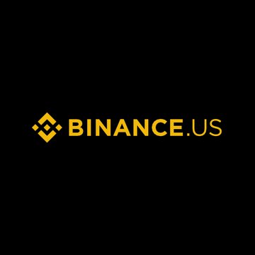The image features a logo with the words "Binance.US" written in yellow letters against a black background, accompanied by a small diamond shape. Below this logo, there are several other logos for various cryptocurrency companies and platforms, including Binance.us, Coinbase, and Kraken. The text on these logos reads: "More than 40 cryptocurrency companies and platforms, including Binance.US, Coinbase, and Kraken, have announced the formation of the Transparency Alliance aimed at unifying disclosure standards for digital currencies and projects."