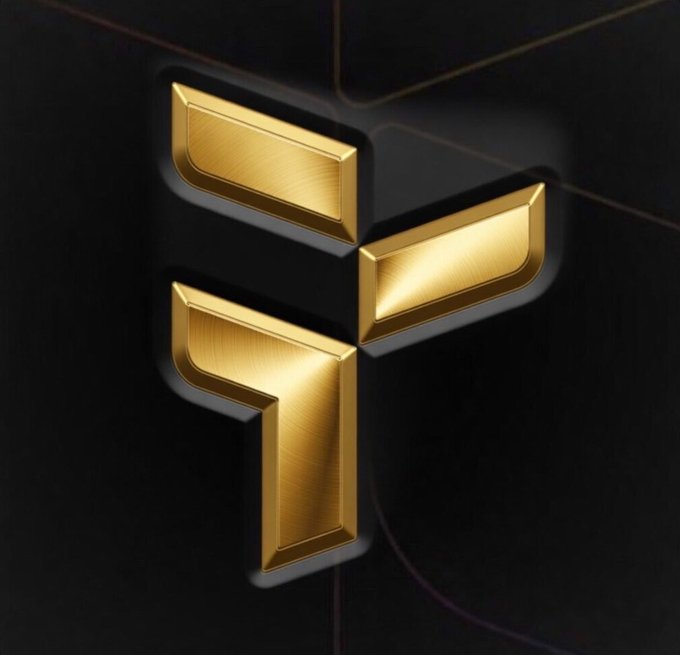 The image features a striking logo with three golden rectangles stacked vertically, forming an "F". The logo is set against a black background, which makes the gold color stand out even more. The text accompanying the logo reads: "We keep talking about scaling, throughput, new primitives, but the truth is thousands of people bounce at step zero. The UX tax is still the biggest hidden cost in crypto." This message seems to be related to a discussion or article on cryptocurrency and its impact on users' experiences.
