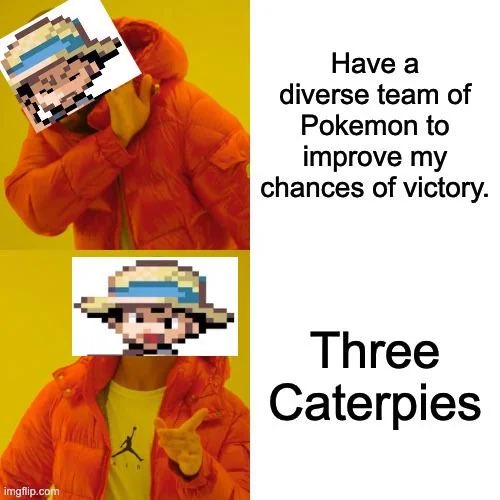 The image shows three different Pokemon characters with hats on their heads, each representing a different stage or category within the Pokémon universe. The first character has a hat that says "Day 1", indicating they are at the beginning of their journey. The second character has a hat labeled "Day 2" and is in the middle of their adventure. The third character has a hat with the number "3" on it, signifying they have reached the final stage or category within the Pokémon universe.