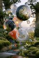 A small image showing figures in a dreamy, abstract setting with a floating orb.