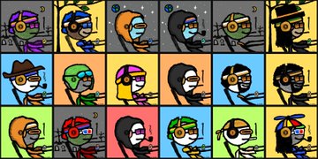 A grid of 18 colorful pixel-art character portraits (similar to the "mfers" NFT style) is displayed, with no visible numbers or text in the image itself. The accompanying post discusses ordinals—specifically an "mfers" NFT (No. 40, inscription No. 122862) on the Bitcoin blockchain—contrasting how NFT numbering systems have evolved rapidly compared to traditional sequential numbering.