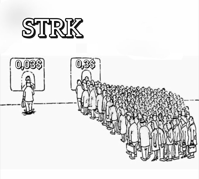 The image is a black and white line drawing depicting a crowd of people standing behind two doors with one door labeled "Staking". Each person has a suitcase hanging from their shoulders, symbolizing their reliance on staking for financial gain. The crowd appears to be composed of successful business people dressed in formal attire. In the background, there is an equation that reads "0.03 x $0.33 = 0.36" which seems to be related to either investing or withdrawing money through staking.