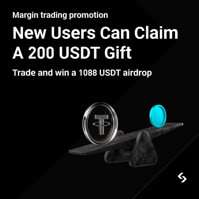 The image features two balances side-by-side - one with a blue coin and another with an airdrop token (which could possibly be a Bitcoin). The text of the image states "New users can claim a 200 USDT gift" followed by "A 208 USDT airdrop". This suggests that new users have claimed their gift, which is a 208 USDT airdrop in exchange for their participation. There is no further detail about the balances or how they relate to the post's content.