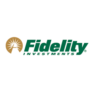 The Fidelity Investments logo featuring a green sunburst emblem next to the company name in dark green text.