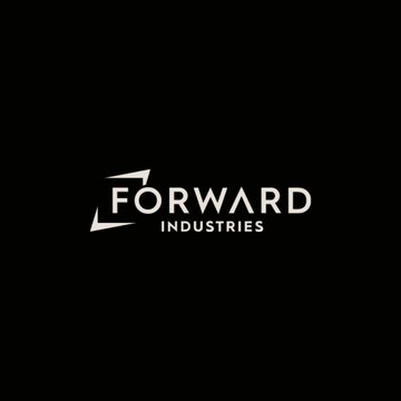 The image features a logo for Forward Industries that is displayed against a black background. The logo consists of white text, with "Forward" written in capital letters at the top and "Instruments" below it. Below this, there are two lines of smaller text, one reading "TradFi Recognition for Solana Treasuries" and another stating "This marks the first major inclusion of non-BTC crypto treasurers - opening". The positioning of these texts suggests that they are related to the cryptocurrency market or financial services in general.
