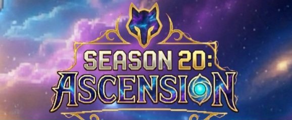 The image shows a logo of an owl with its head pointed towards the sky. The word "Ascension" written below the owl represents the game's theme or title. The image also features the words "Season 20", which are likely to be related to the current game season. There is no text in the image that talks about trading, but rather it highlights the gameplay and the concept of ascending within the game context.