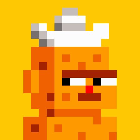 A pixel art character resembling an orange gingerbread-like figure with a white hat on a yellow background accompanies the post about @zec_bit's Genesis NFT collection, emphasizing the need for a new privacy-focused ownership model using Shielded Assets on Zcash rather than traditional PFP collections.
