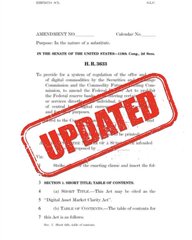An identical view of the H.R. 3039 amendment document with the red 'UPDATED' stamp.