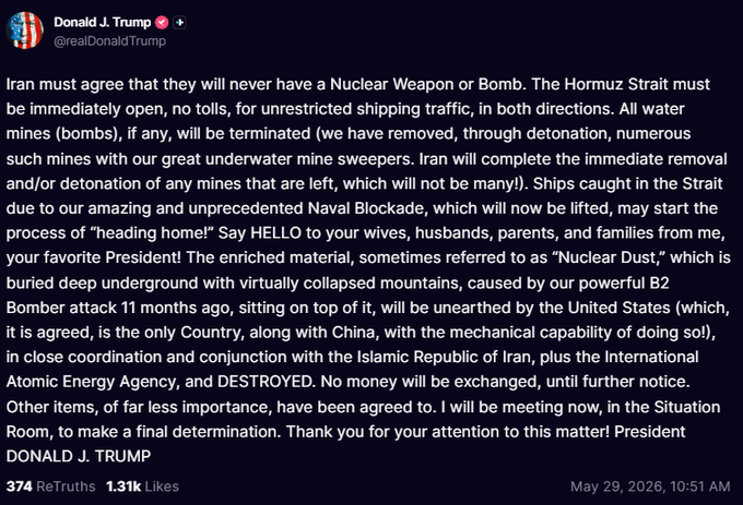 The image depicts a screenshot of a Twitter post about a nuclear weapon. The photo does not contain any visible text or discernible details beyond its visual context. A summary, however, is provided at the bottom of the post that mentions an Iranian leader, which might be related to the discussion of the war and tensions surrounding it.