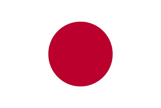 A solid crimson red circle on a white background, visually representing the simple, bold symbolism of the Japanese flag—reinforcing the post's focus on Japan's advancing institutional adoption of XRP through SBI Digital Finance and Doppler's partnership.