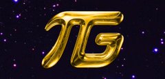 The image features a large golden circle with the word "Pi" written inside of it against a dark purple backdrop. The caption below the image reads, "A brand new Pi Network ecosystem app just dropped, and it looks... AMAZING."