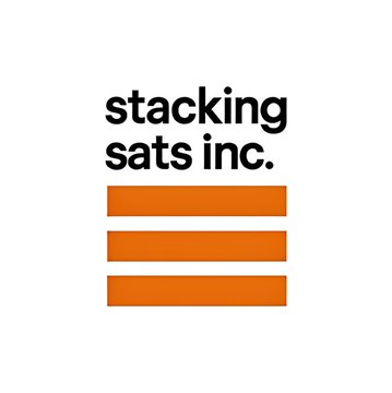 The image features a company called Stackingsats Inc. which specializes in buying Bitcoins and holding them. The logo for this company consists of three vertical bars or stripes, with one stripe being orange (or red) and two others being white. Above the stripes is black text that says "Stacking Sats Inc.", and below the stripes is additional text that reads "0.21 @stackingsatsinc & now holds a total of 29.13 Bitcoins". The image also contains some text, but it's not entirely clear what those texts are about.