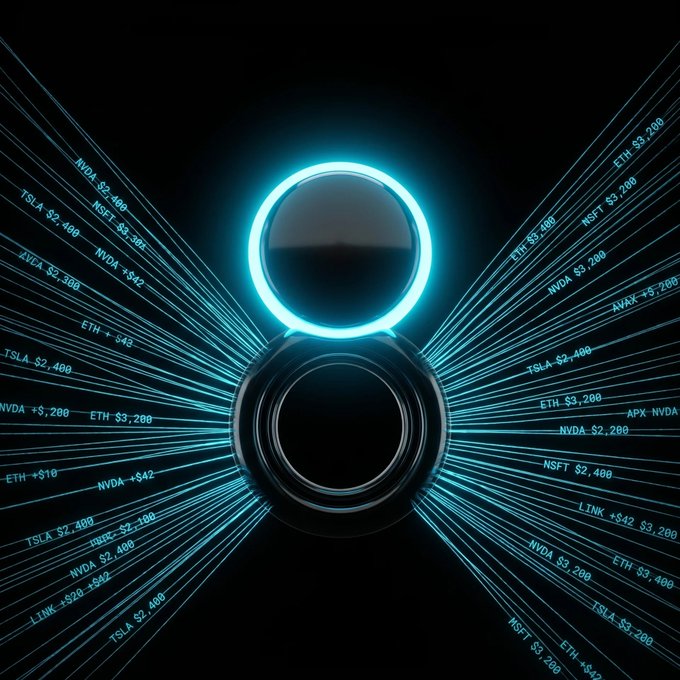 The image features an abstract design with blue neon lines radiating outwards from a central circle, which appears to be a logo or symbol related to cryptocurrency exchanges. The text "Is your USDC on Base but you want to earn a premium on SOL?" is present in the image as well. This suggests that the image might be promoting a cryptocurrency exchange where users can trade their digital currency for other cryptocurrencies like Bitcoin, Etherium, Ripple, or Litecoin. The design aims to catch the viewer's attention and convey information about the platform without being too overwhelming with text.