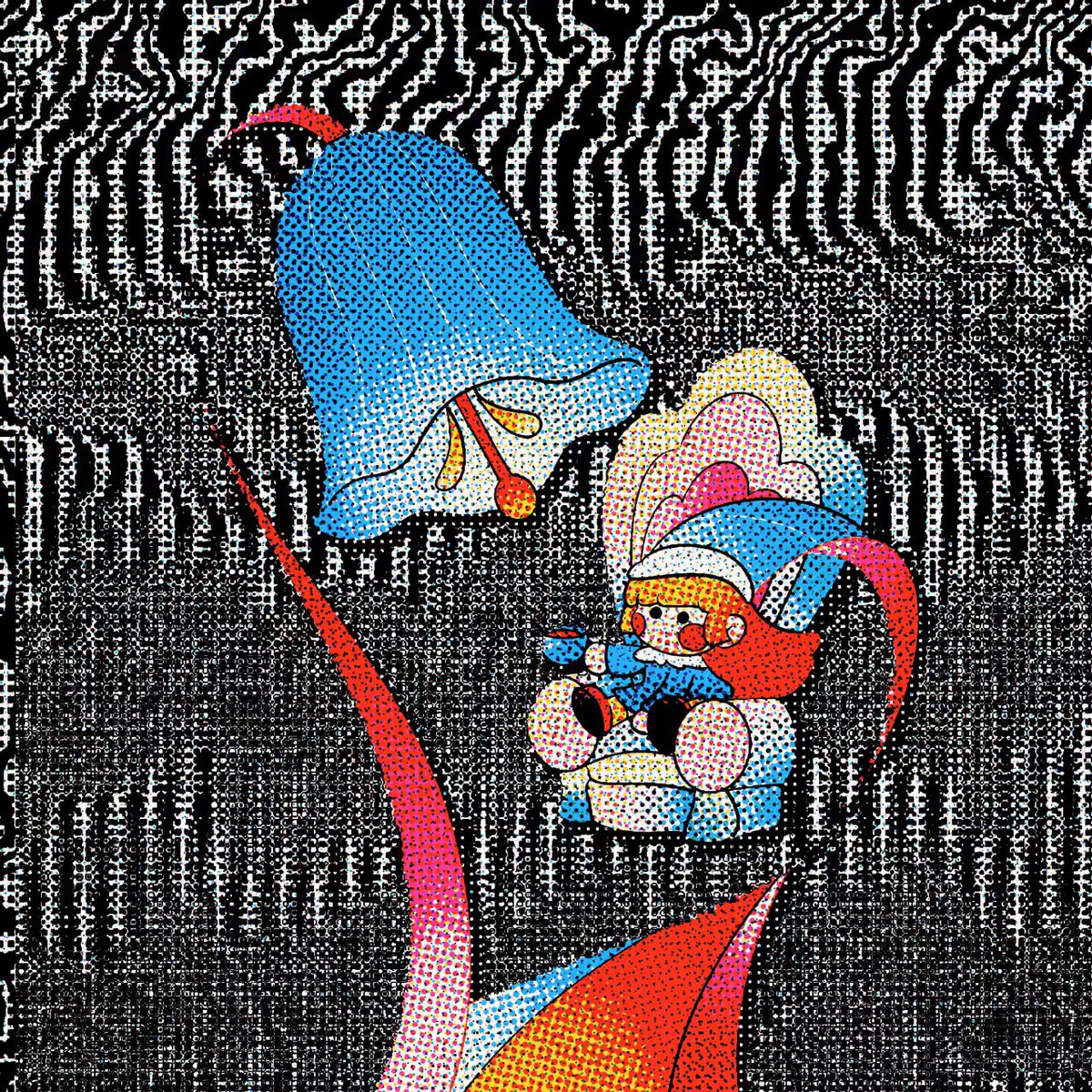 "Gm - made it" is a line of text that appears at the bottom of the image, likely indicating that the image was created by an artist or designer named Gm.