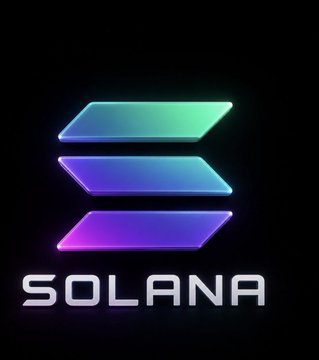 The image features the logo of Solana, a high-performance blockchain platform known for its efficiency in transaction speed and low fees, often associated with decentralized applications (DApps) like #MoonKitty and platforms like #pump.fun. The post celebrates the construction of such applications on the Solana network, reflecting the robust community support (#GlobalCommunity) and success associated with it.