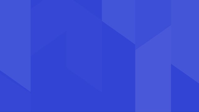 Abstract blue geometric background with overlapping triangular and rectangular shapes in varying shades of blue.