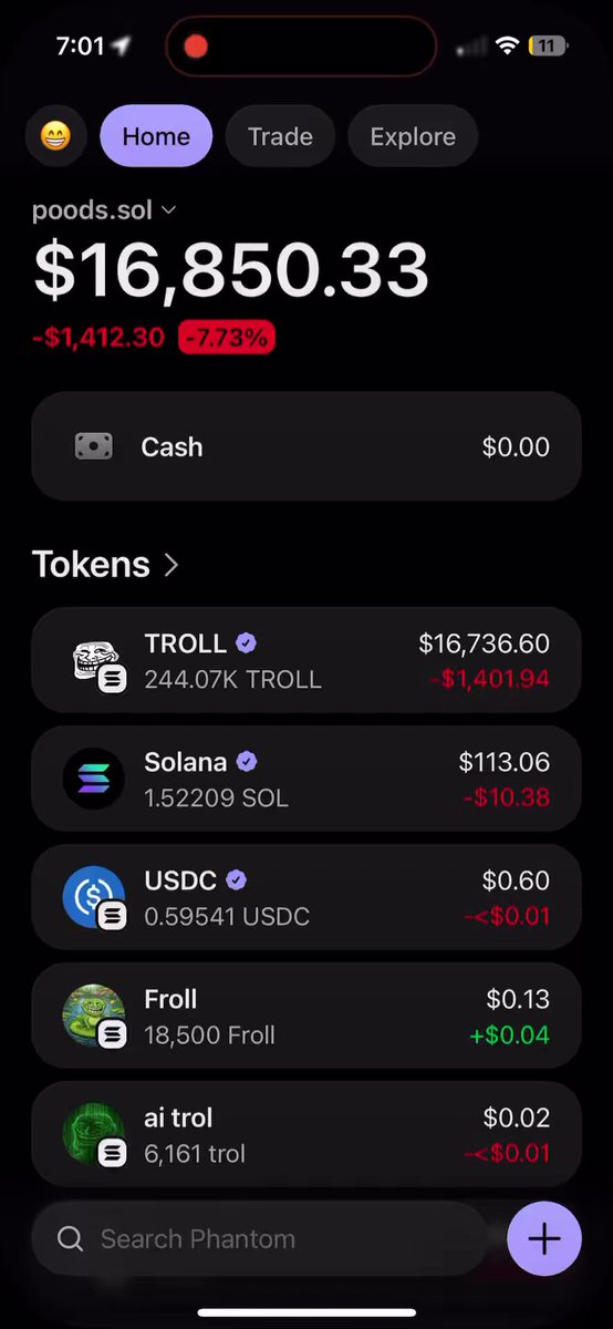 The image showcases a smartphone screen with various text messages and a list of cryptocurrency names displayed. The most prominent message reads "Troll, $1,857,834", indicating that someone has made or received a trade involving crypto. Additionally, there are some other messages about the Bitcoin market and trading apps available on the phone. The main focus is on Bitcoin-related discussions, as it appears to be a popular topic among users of this mobile device.