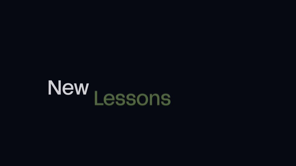 The image features a black background with white text that reads "New Lessons" followed by a list of lessons, which are posted on Jupiter Academy. The text also includes the phrase "Complete the lessons. Take the quizzes. Earn XP." This suggests that there is an ongoing learning process or course being offered at Jupiter Academy for its users to engage in and complete various tasks and assessments related to the lessons provided.