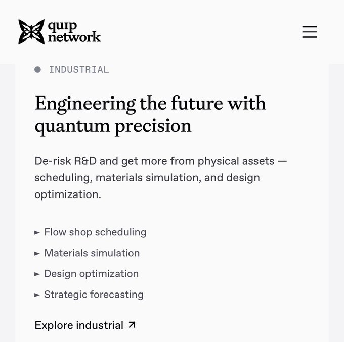 The image shows an informational webpage about engineering projects that involve quantum precision. It appears to be a part of Quip Network's research and development efforts for physical products or materials. The main focus of the image is an infographic displaying the challenges faced by companies when conducting such projects, which explains why this type of work can be risky and expensive. However, there are several subheadings that provide additional information about these topics as well.