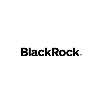 The image displays the BlackRock logo, featuring the company's name in bold black text with a registered trademark symbol. This relates to the post highlighting BlackRock's IBIT spot Bitcoin ETF leading U.S. Bitcoin ETF inflows last week with $450 million in purchases.
