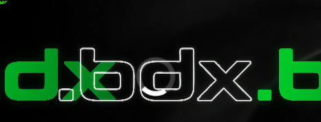 A stylized logo on a black background displaying 'd6dx.b' or 'dbdx.b' with green and white lettering.