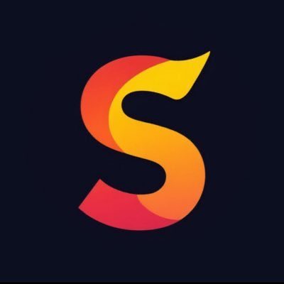 The image features a stylized letter "S" logo with a vibrant gradient of red, orange, and yellow hues on a dark navy background. It appears to represent "Solbix," aligning with the post's reference to calling Robinhood coins on that platform and hinting at future 100x calls.