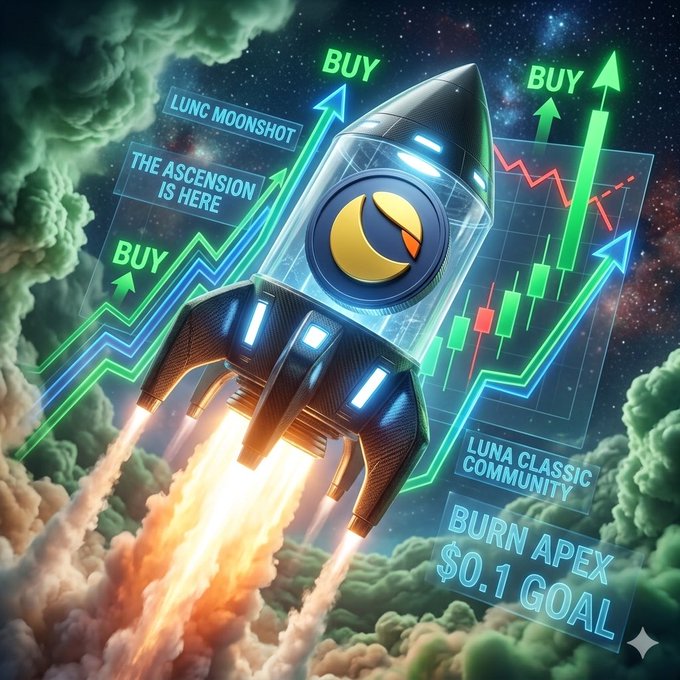 The image features a rocket ship soaring through space towards a stock market graph with upward sloping lines and arrows indicating price increases. A post related to cryptocurrency or altcoin markets appears near the bottom of the image, though its content is not visible. The key takeaway from this image could be that investing in cryptocurrencies, like Bitcoin or other altcoins, can yield high returns when approached strategically. One should pay attention to market trends and fluctuations while making investment decisions.
