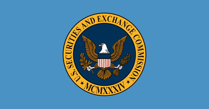 Official seal of the U.S. Securities and Exchange Commission featuring a bald eagle with a shield, olive branch, and arrows, encircled by 'U.S. SECURITIES AND EXCHANGE COMMISSION' and 'MCMXXXIV' (1934).