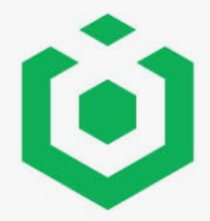 A green geometric logo depicting a stylized letter 'C' or cube design with a small diamond shape at the top, set against a white background.