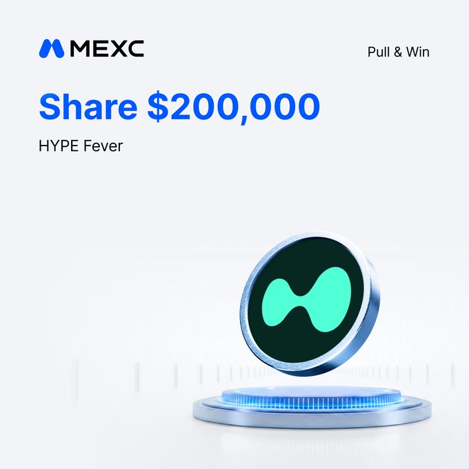 In the image, there's a coin which appears to be minted by the MXC. It has a green circle in the center with a black outline. The word "HYPE" can be seen on the coin, indicating that it is related to the cryptocurrency market. There are also some other coins displayed around the main coin, suggesting an event or promotion related to cryptocurrency exchange platforms. The image has been posted on MEXC.com where one can find out more about the event and possibly participate by entering a code found in the image, such as "yxc".