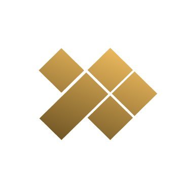 The image features an abstract design composed of gold squares arranged in a diamond shape against a white background. The arrangement of these golden squares creates a visually striking contrast with their warm tones, making them stand out prominently. The text "Goldfish governance token will be launched soon and Goldfish team has set aside a portion of the allocation which will be used to reward the community" is also present in the image, providing context about the purpose behind this unique design.