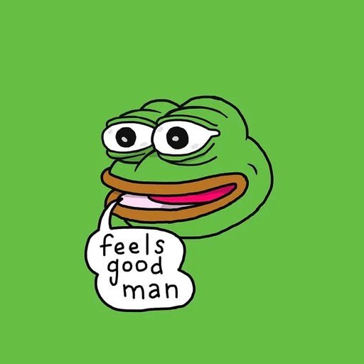 The image shows Pepe the Frog giving a thumbs-up against a green background, with a speech bubble reading "feels good man."

Caption: Pepe the Frog flashes a thumbs-up with his classic "feels good man" speech bubble, capturing the upbeat crypto community sentiment around trending Solana and BSC on-chain narratives including $VLAD (vampire coin) and $9E9.