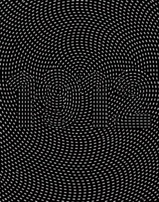 A black background featuring a pattern of small white dashes that form a wordmark reading 'note'.