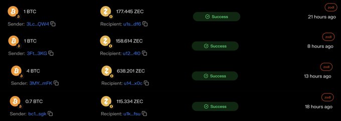The image shows a computer screen displaying a list of Bitcoin transactions, including the number of Bitcoins sent and received by each transaction. The text "Meanwhile whales keep encrypting their Bitcoin." suggests that there might be ongoing Bitcoin transactions or discussions related to cryptocurrency security and privacy.