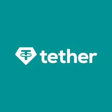 The image displays the Tether logo on a teal background, featuring the company's signature "T" diamond emblem alongside the "tether" name in white text. It serves as the visual branding for the announcement of Tether signing a Memorandum of Understanding with Kazakhstan to explore a national stablecoin and asset tokenization initiatives.