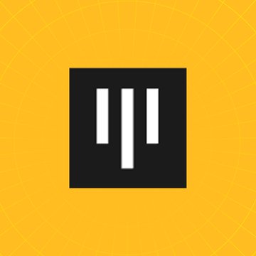 The image features a logo with three vertical lines of varying lengths stacked vertically, forming an X shape against a vibrant yellow background. The text "AI stocks are fully priced" is positioned at the bottom right corner of the logo. Next to this information, there's a line drawing that reads "Bitcoin is 43% below its historical trend." This caption highlights the current state of Bitcoin as it falls behind other cryptocurrencies in terms of market performance. The focus on these elements indicates that the image is related to an AI stock analysis or news about Bitcoin.
