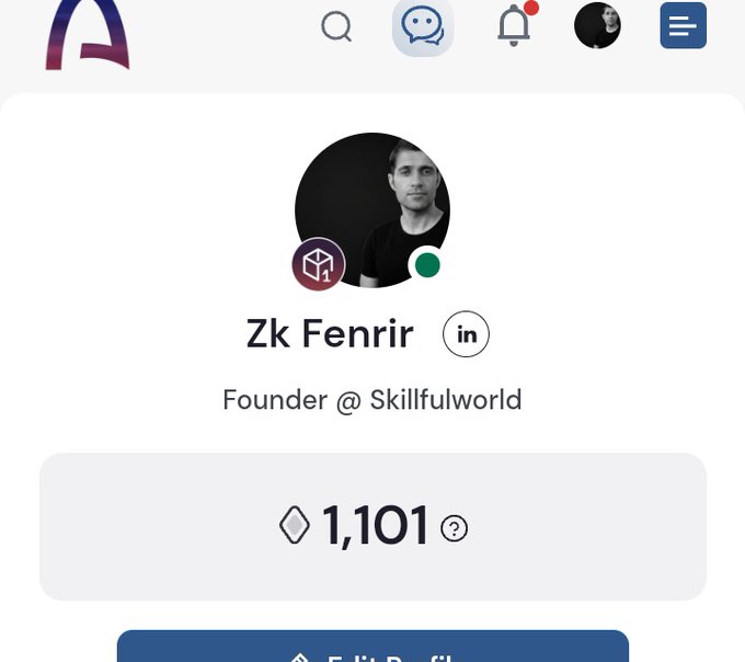 The image shows a social media app with a profile picture of a man, who appears to be a founder of @arc house. The post has reached a score of 1100 points, indicating that it has been viewed by at least 1100 people. The post is titled "Finally reached 1100 points on @arc house. Tier 2 is inevitable." This suggests that the post has gained significant traction and popularity among users.