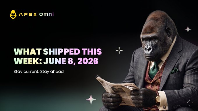 The image features a cartoon gorilla wearing a suit, sitting down with a newspaper in its hands. The text "What shipped this week: June 8, 2026" is displayed above the gorilla's head, indicating that the post was published on June 8, 2026.