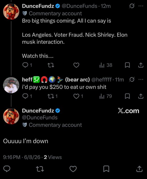 The image features a black background with three Twitter posts displayed side by side, each written in a different language. The tweets seem to contain information about a person named Nick Fedora or possibly an account related to Nick Fedora. One of the messages appears to be a rap song that references a guy drinking his own "sh*t" and the rapper accepting payment for creating this song. The others are focused on the individual's acceptance of $250 for this content. A caption is provided beneath each tweet, indicating they were created on different days at varying times.