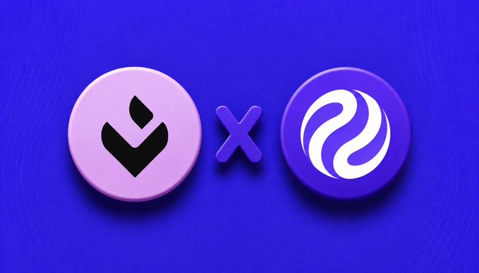 Two circular 3D-rendered badges sit on a purple background — a pink coin featuring the black Injective logo on the left, and a purple coin with the white Lifi Protocol logo on the right, separated by a purple "X" symbol. The image visually reinforces the post's message about the significance of the Injective x Lifi Protocol collaboration for cross-chain asset movement in crypto.