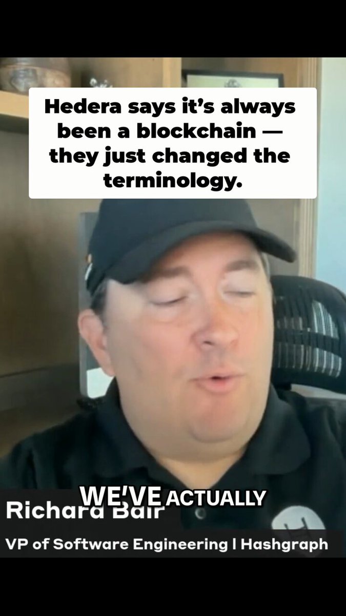 The image features a man wearing a black shirt and a baseball cap, possibly representing Hedera, who is interviewed about a ceremony that took place in April of 2021. During this ceremony, the public was able to verify a critical cryptographic trail created by the ceremony itself. Richard Bair, an expert in software engineering, explains how the data generated during the ceremony produced the wraps keys and their verification key, providing both signed and untagged versions online for anyone to access.
