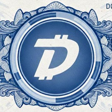 The image features a blue and white design with a large "D" prominently displayed at the center of the frame. The design also includes a small circle containing the Bitcoin symbol within it. Below this, there are two lines that read "Just In DigiByte supporter @Adam_Ogilvie_ founder of @OneVoiceToken shared a new video on X today highlighting how Bitcoin proved decentralized money can work and how DigiByte plans to take the next step". The image is related to the post because it showcases a logo for a cryptocurrency called DigiByte, which was featured in one of the videos posted by Adam Ogilvie.