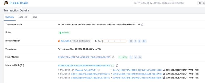 The image shows a screenshot of a computer screen displaying transaction details from a cryptocurrency trading platform, specifically Bitcoin Cash or Pulserchain. The main feature on the screen is a list of transactions, which include different cryptocurrencies such as Bitcoin Cash and Etherium. There are also descriptions available to understand each transaction's purpose and structure better. The text "Just bought 9,920,000 PLS because I like bondage, discipline, sadism, and masochism." could be related to the user's preference in trading or investing.